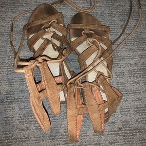 string up gladiator sandals